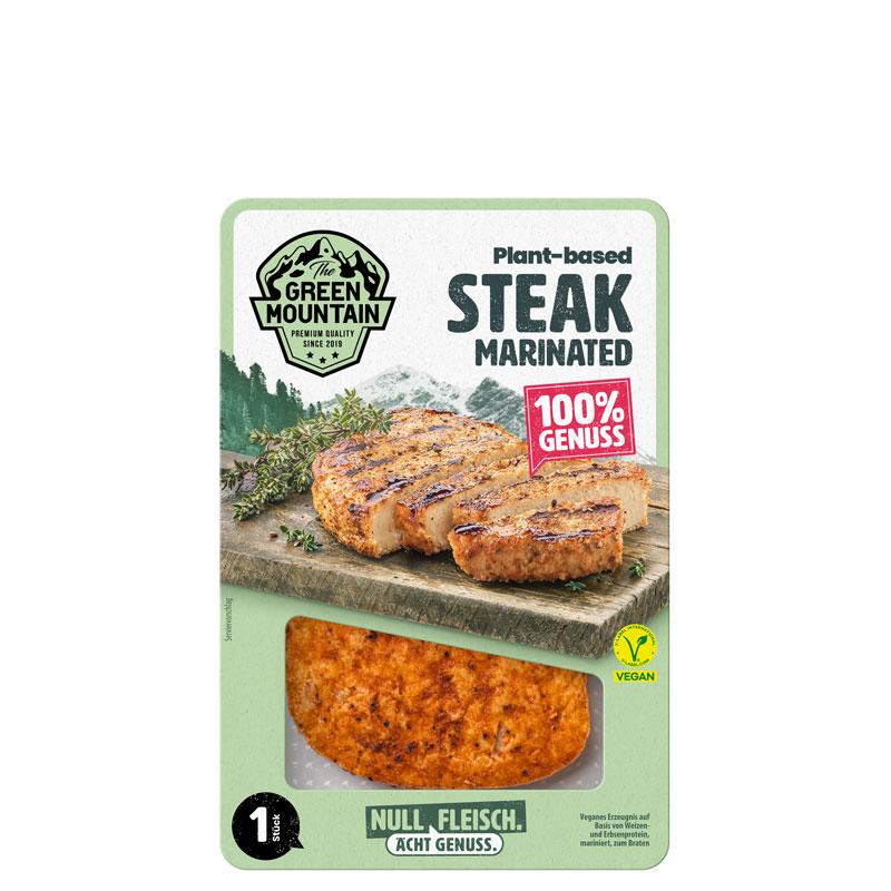 The Green Mountain Plant-Based Steak mariniert (vegan) - Alfies