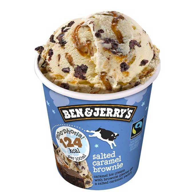 Ben & Jerry's Moophoria Salted Caramel Brownie